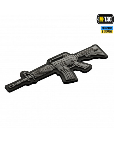 M-Tac нашивка M4A1 3D PVC Grey (51121011)