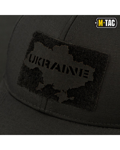 M-Tac нашивка Ukraine (контур) наскрізна Laser Cut Black (51148002)