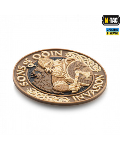 M-Tac нашивка Sons of Odin 3D PVC Coyote (51137005)