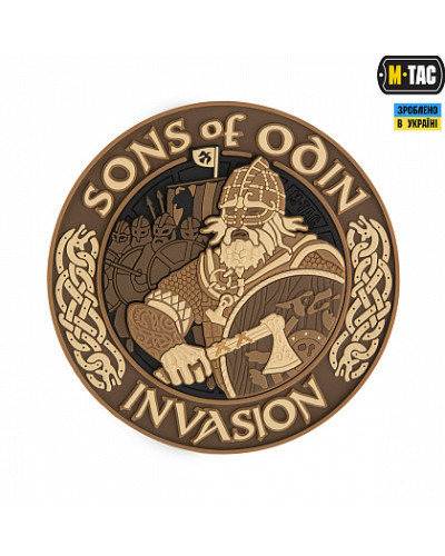 M-Tac нашивка Sons of Odin 3D PVC Coyote (51137005)