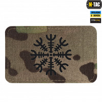 M-Tac нашивка Шолом Жаха горизонтальна Laser Cut Multicam/Black