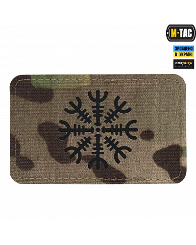 M-Tac нашивка Шолом Жаха горизонтальна Laser Cut Multicam/Black (51222802)