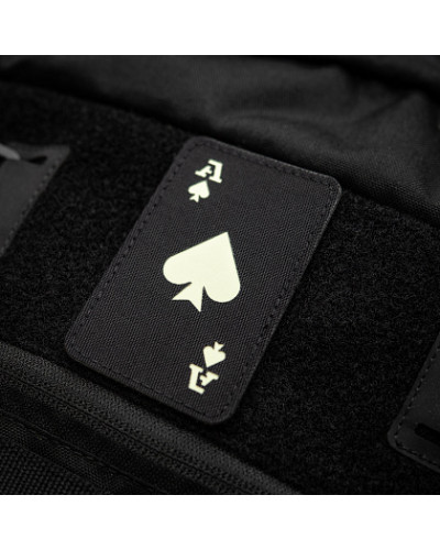 M-Tac нашивка Ace of Spades Laser Cut Black/світлонакопичувач (51109299)
