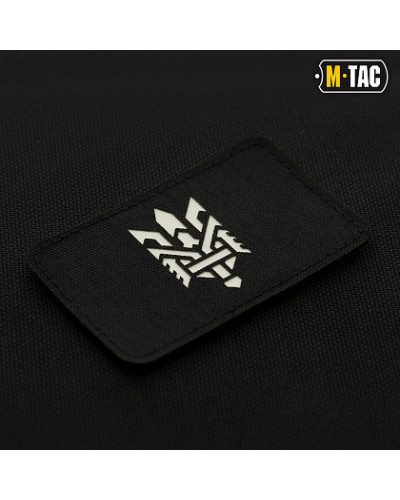 M-Tac нашивка Тризуб (стилизация) Laser Cut горизонтальная Black/GID (51197299)