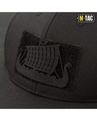 M-Tac нашивка Драккар наскрізна Laser Cut Black (51170002)