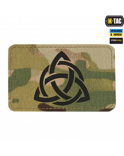 M-Tac нашивка Триквіт Laser Cut Multicam/Black (51201802)