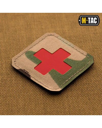 M-Tac нашивка Medic Cross Laser Cut Multicam/Red (51122833)