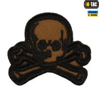M-Tac нашивка Old Skull койот/чорний