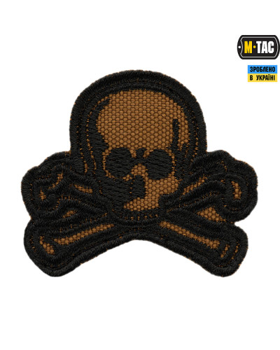 M-Tac нашивка Old Skull койот/чорний (51132502)