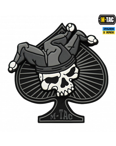 M-Tac нашивка Ace of Spades 3D PVC Black/White (51108236)