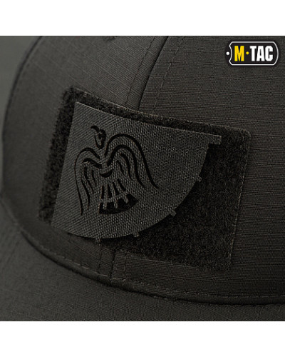 M-Tac нашивка Прапор Ворона наскрізна Laser Cut Black (51172002)