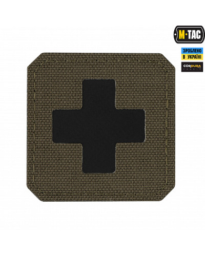 M-Tac нашивка Medic Cross Laser Cut Ranger Green/Black (51122232)