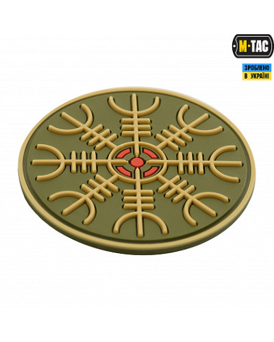 M-Tac нашивка Шлем Ужаса PVC Olive (51221001)