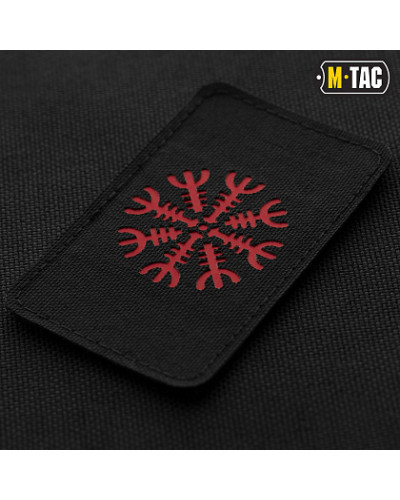 M-Tac нашивка Шолом Жаху горизонтальна Laser Cut Black/Red (51222233)