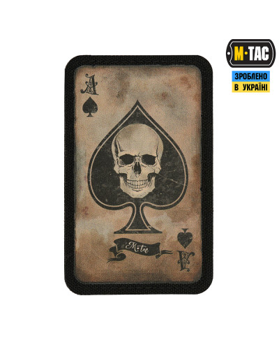 M-Tac нашивка Ace of Spades Coyote/Black (51101005)