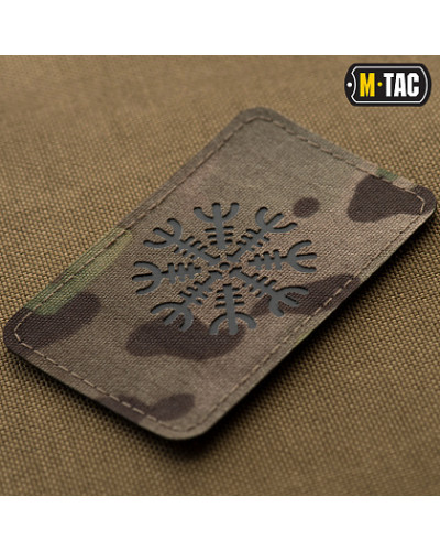 M-Tac нашивка Шолом Жаха горизонтальна Laser Cut Multicam/Black (51222802)
