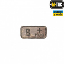 M-Tac нашивка группа крови B+ Pos MM14