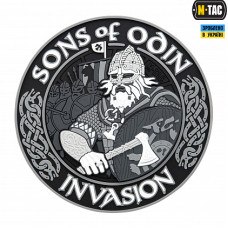 M-Tac нашивка Sons of Odin 3D PVC Black/Grey