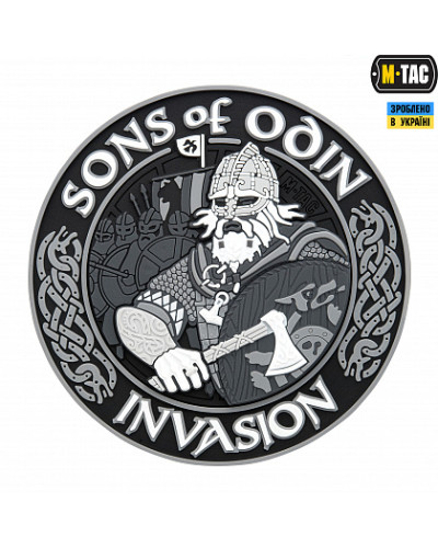 M-Tac нашивка Sons of Odin 3D PVC Black/Grey (51137211)