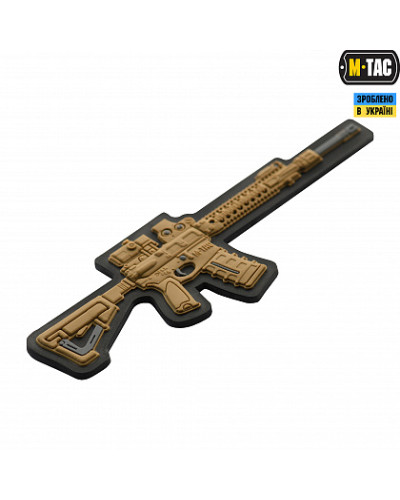 M-Tac нашивка AR-15 3D PVC Coyote (51112005)