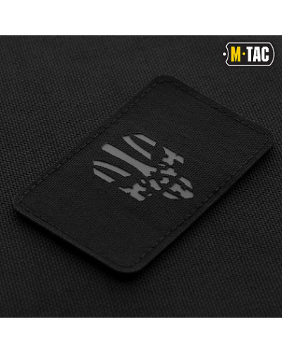 M-Tac нашивка Місник горизонтальна Laser Cut Black/Grey (51179211)