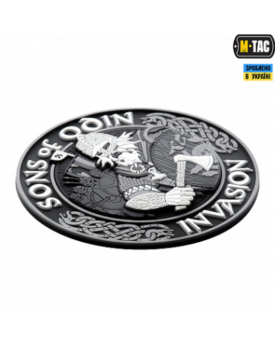M-Tac нашивка Sons of Odin 3D PVC Black/Grey (51137211)