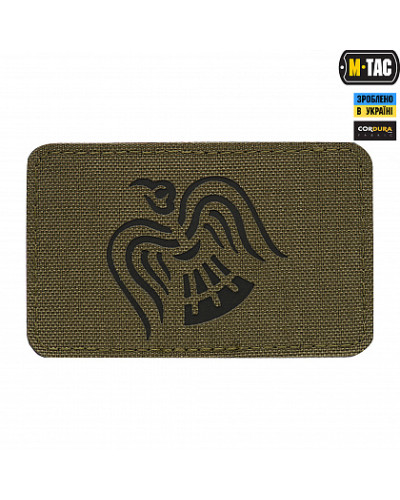 M-Tac нашивка Прапор Ворона Laser Cut Ranger Green/Black (51171232)