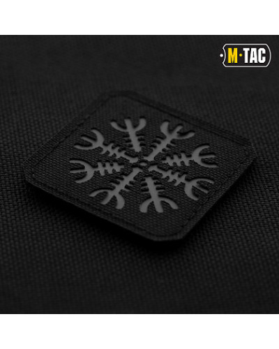 M-Tac нашивка Шолом Жаху Laser Cut Black/Grey (51220211)