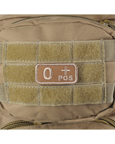 M-Tac нашивка група крові O+ Pos хакі (51240004)