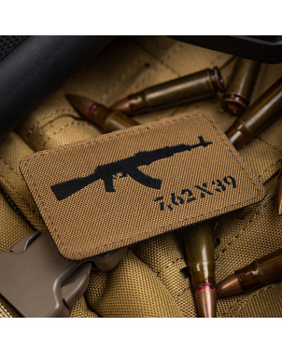 M-Tac нашивка AKM 7,62х39 Laser Cut Coyote/Black (51110502)