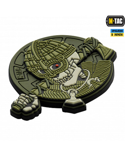 M-Tac нашивка Undead Viking 3D PVC Olive (51157001)