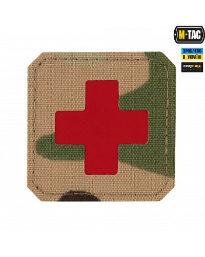 M-Tac нашивка Medic Cross Laser Cut Multicam/Red (51122833)