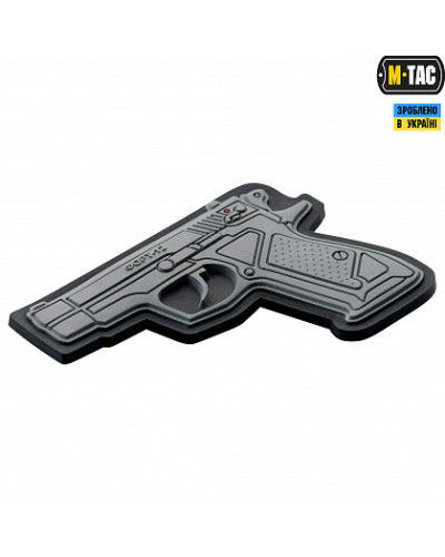 M-Tac нашивка Ф-12 3D PVC Grey (51205000)