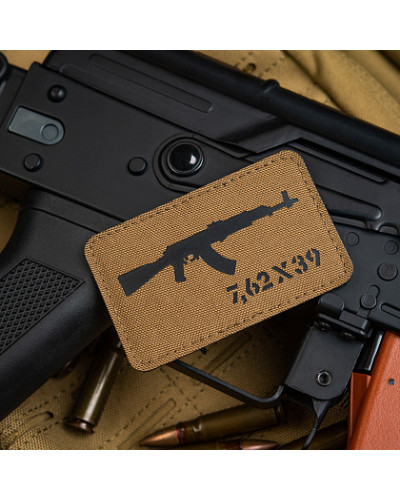 M-Tac нашивка AKM 7,62х39 Laser Cut Coyote/Black (51110502)