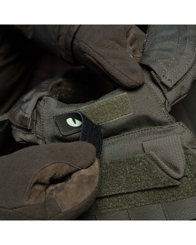 M-Tac нашивка Cat Eyes Laser Cut Ranger Green/світлонакопичувач (51009239)