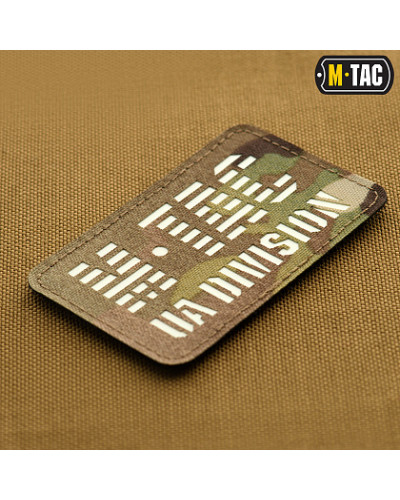 M-Tac нашивка UA Division Laser Cut Multicam/світлонакопичувач (51144899)