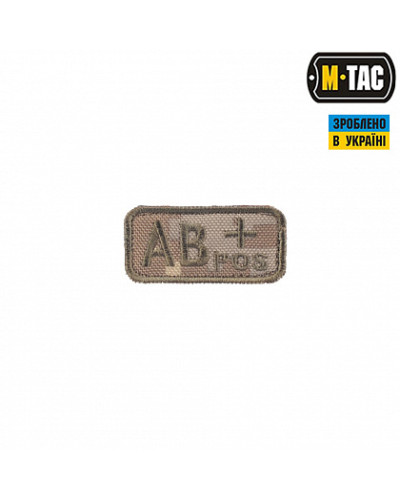 M-Tac нашивка группа крови AB+ Pos MM14 (51232030)
