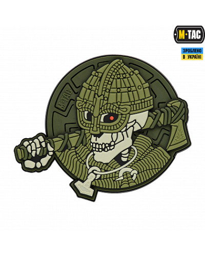 M-Tac нашивка Undead Viking 3D PVC Olive (51157001)