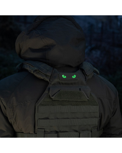 M-Tac нашивка Cat Eyes Laser Cut Ranger Green/світлонакопичувач (51009239)