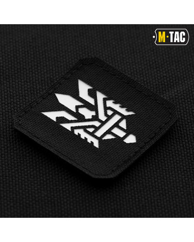 M-Tac нашивка Тризуб (стилизация) Laser Cut малая Black/GID (51198299)