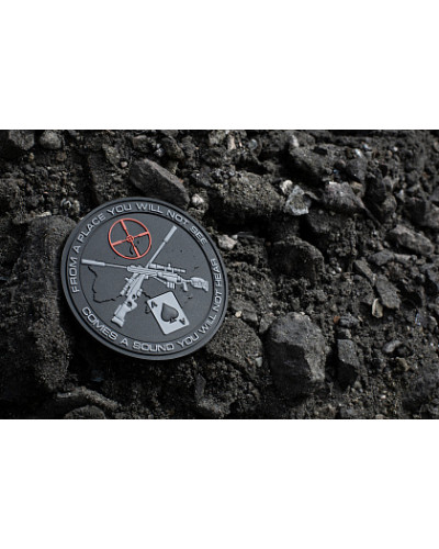 M-Tac нашивка Ukrainian Snipers PVC Black (51156002)