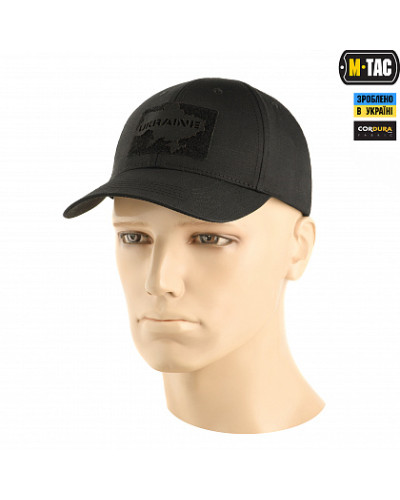 M-Tac нашивка Ukraine (контур) наскрізна Laser Cut Black (51148002)