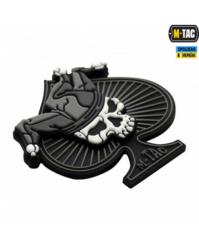 M-Tac нашивка Ace of Spades 3D PVC Black/White (51108236)