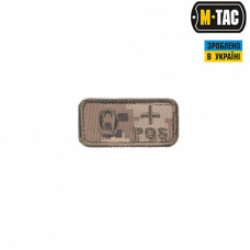 M-Tac нашивка група крові O+ Pos MM14