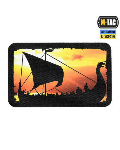 M-Tac нашивка Expedition (80х50 мм) Black (51300002)