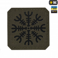 M-Tac нашивка Шолом Жаху Laser Cut Ranger Green/Black