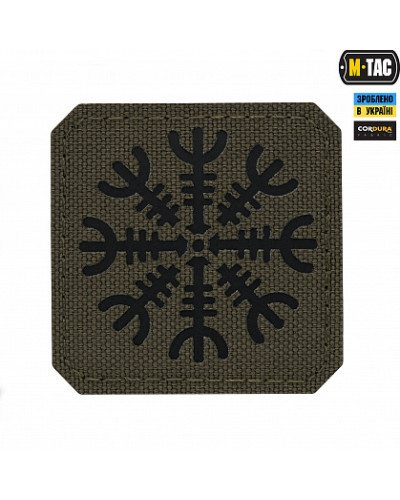 M-Tac нашивка Шолом Жаху Laser Cut Ranger Green/Black (51220232)