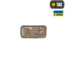 M-Tac нашивка група крові A+ Pos MM14