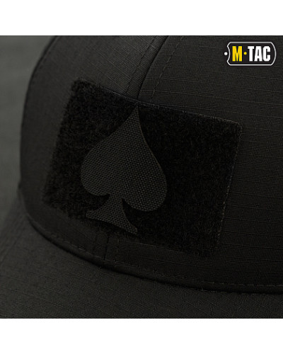M-Tac нашивка Spades Laser Cut Black (51138002)