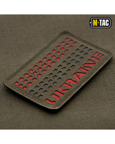 M-Tac нашивка Ukraine Laser Cut Ranger Green/Red/Black (51150323)